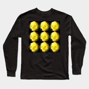 Yellow Skull Long Sleeve T-Shirt